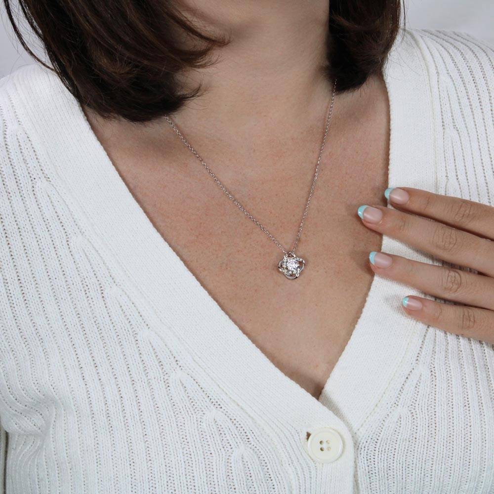To My Wife - I Love You Now & Forever Love Knot - Gift Set