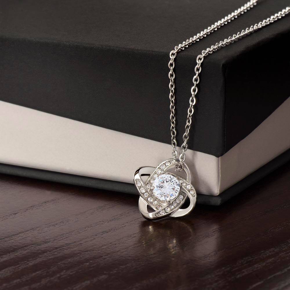 To My Wife - I Love You Now & Forever Love Knot - Gift Set