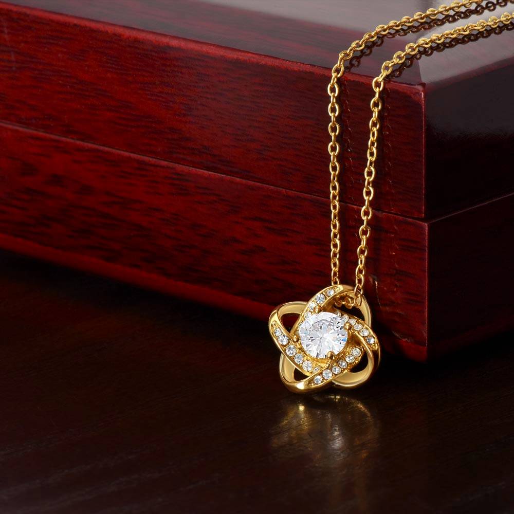 To My Wife - I Love You Now & Forever Love Knot - Gift Set