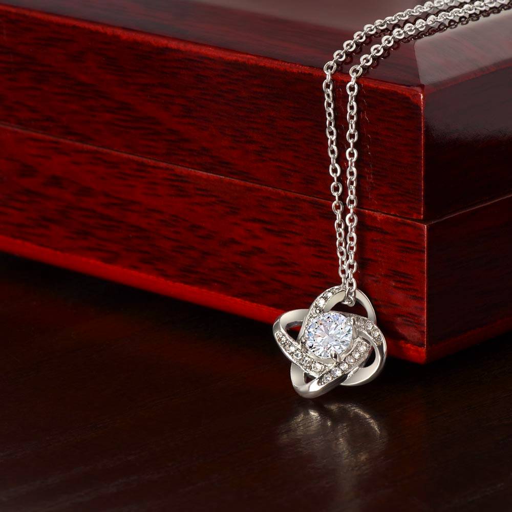 To My Wife - I Love You Now & Forever Love Knot - Gift Set