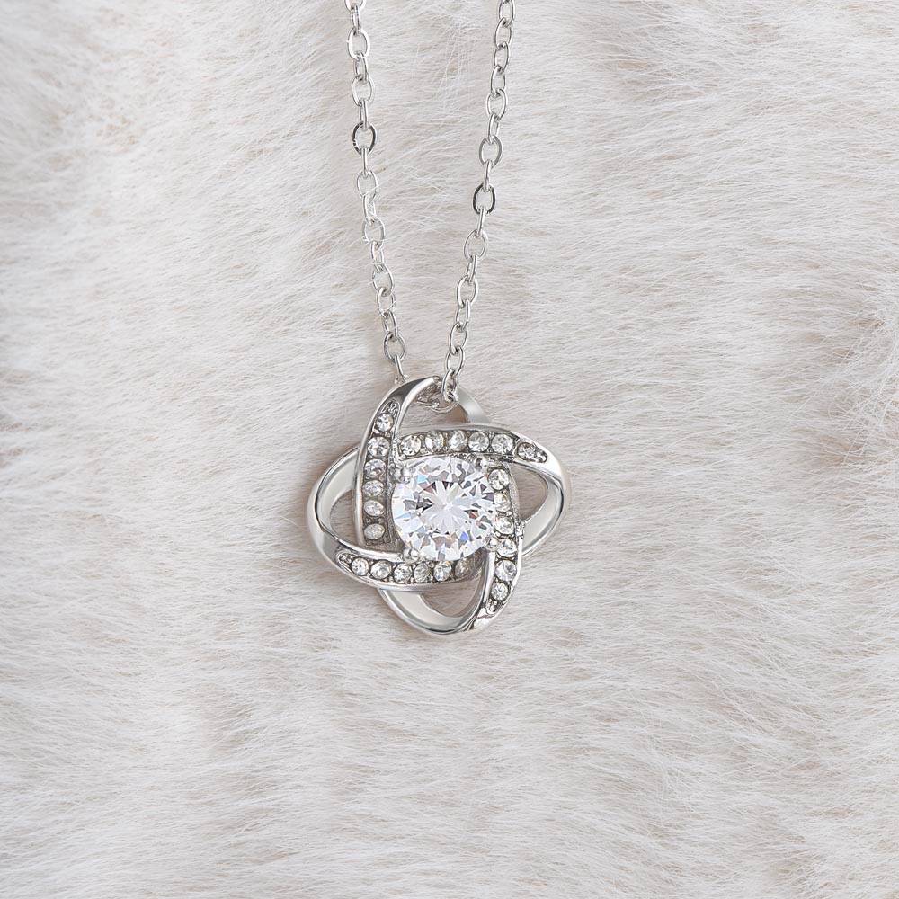 To My Wife - I Love You Now & Forever Love Knot - Gift Set