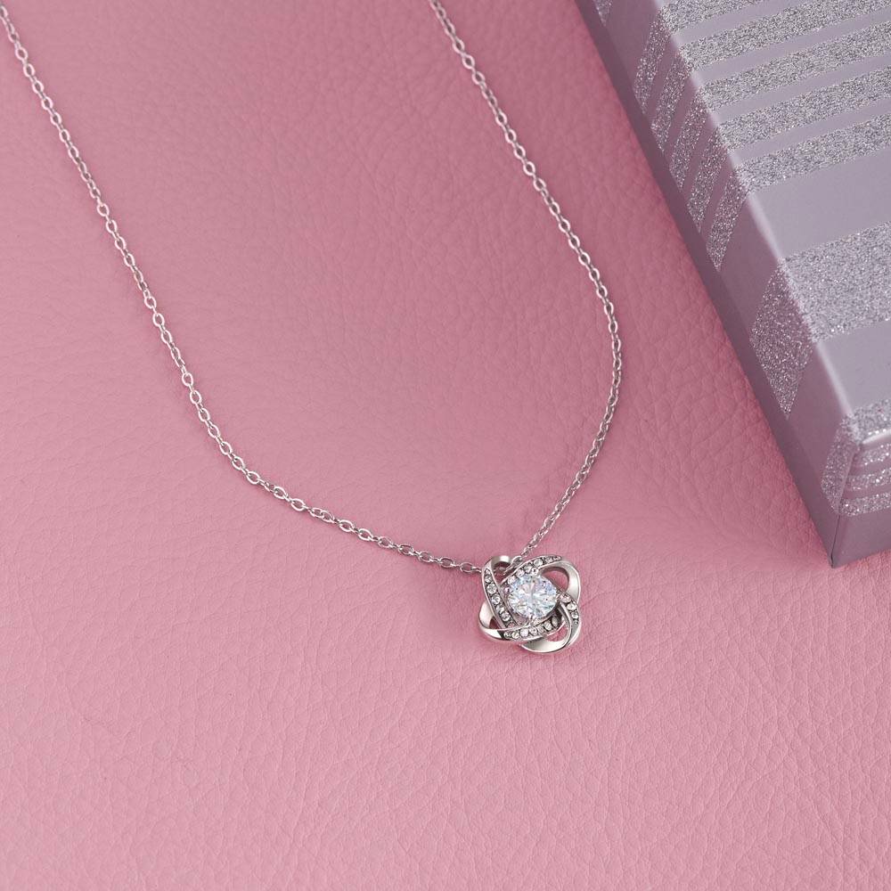 To My Wife - I Love You Now & Forever Love Knot - Gift Set