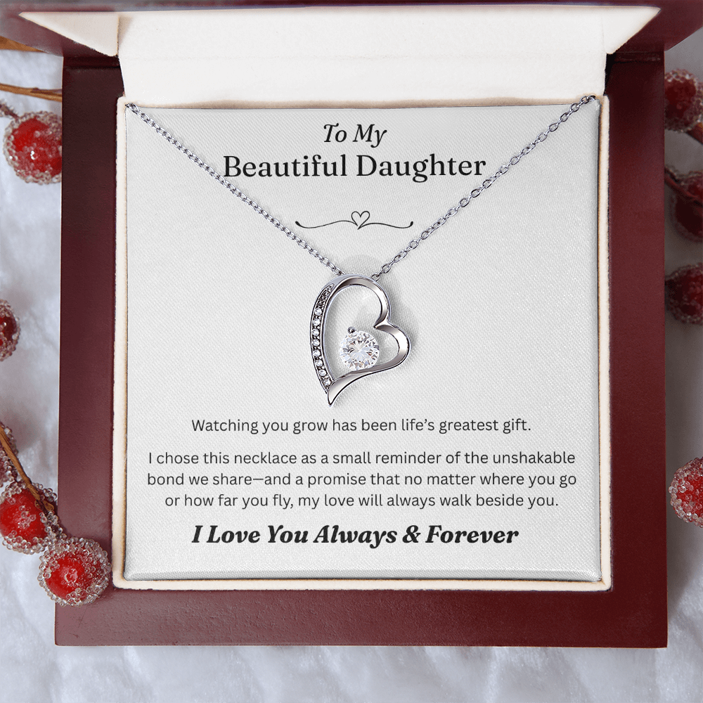 Forever Love Necklace - For Daughter's Graduation