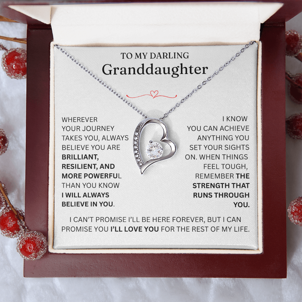 Forever Love Necklace - To Granddaughter