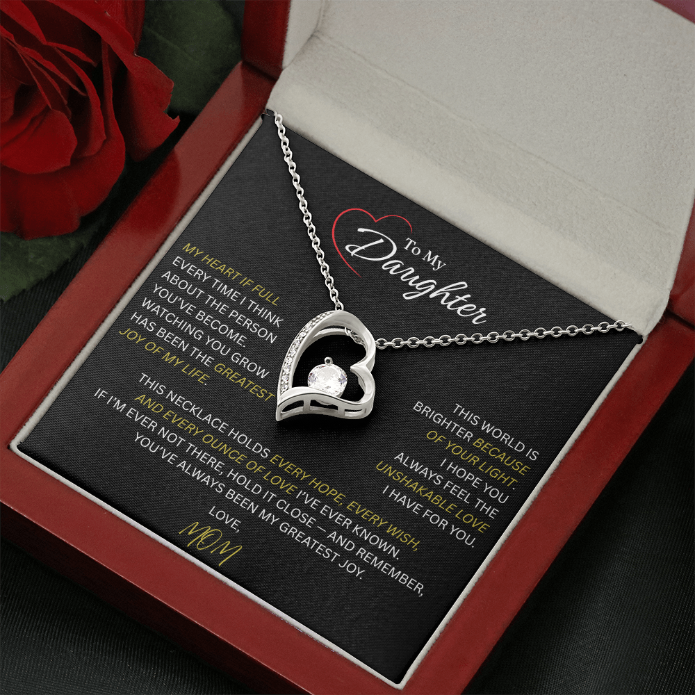 Beautiful Gift for Daughter From Mom: "The Unshakeable Love" Necklace