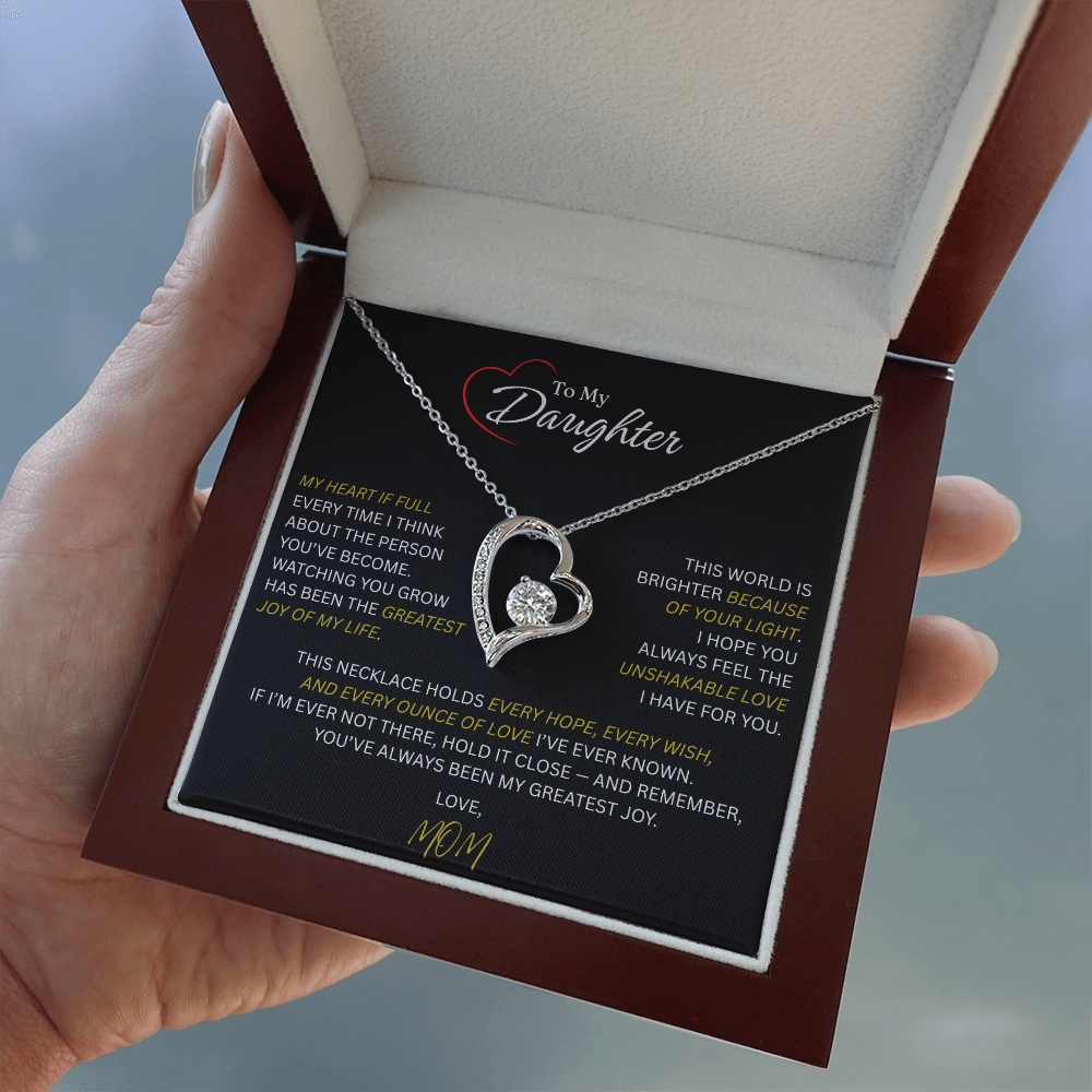Beautiful Gift for Daughter From Mom: "The Unshakeable Love" Necklace