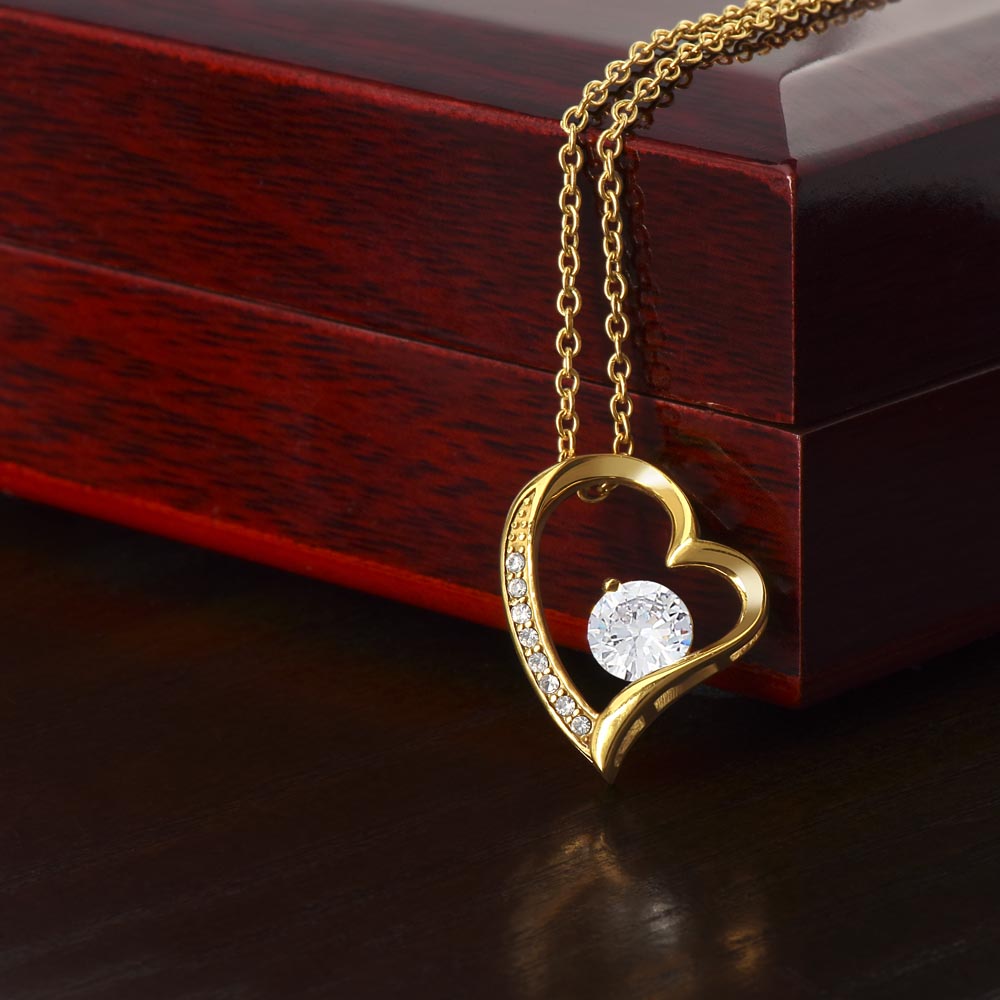 To My Mom From Your Son - Forever Love Gold Necklace