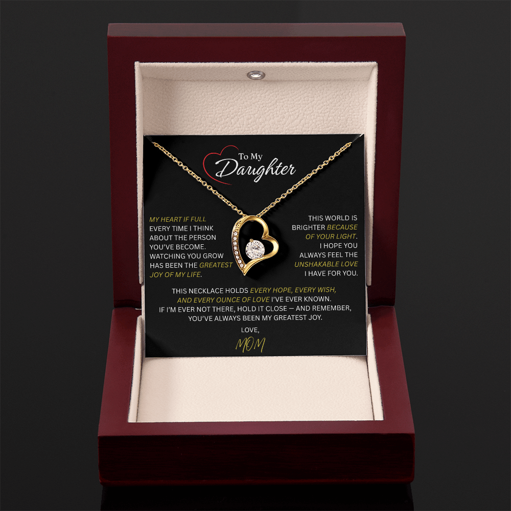 Beautiful Gift for Daughter From Mom: "The Unshakeable Love" Necklace