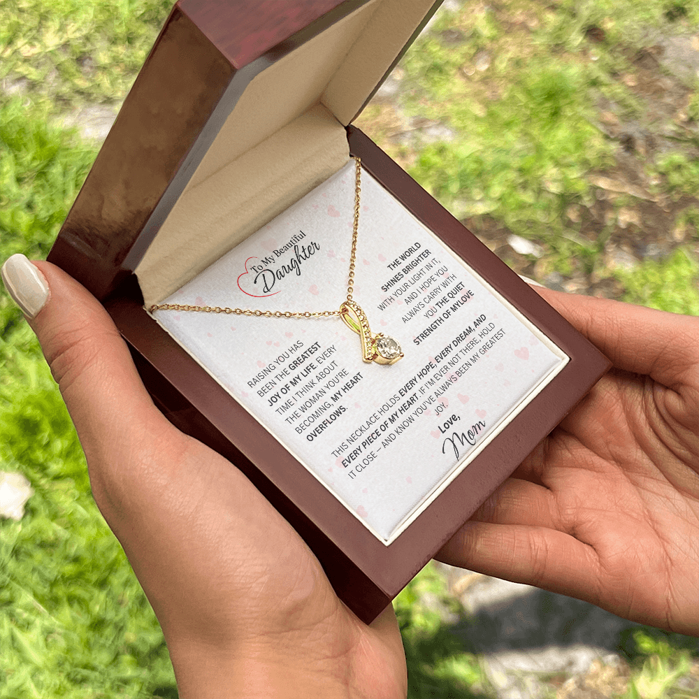 Mom for Daughter: "The Quiet Strength Of My Love" Necklace