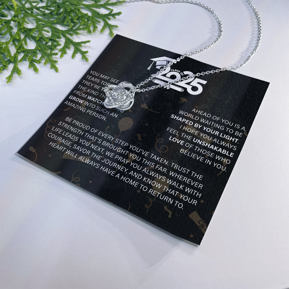Graduation "The Gift of Watching You Grow" Necklace