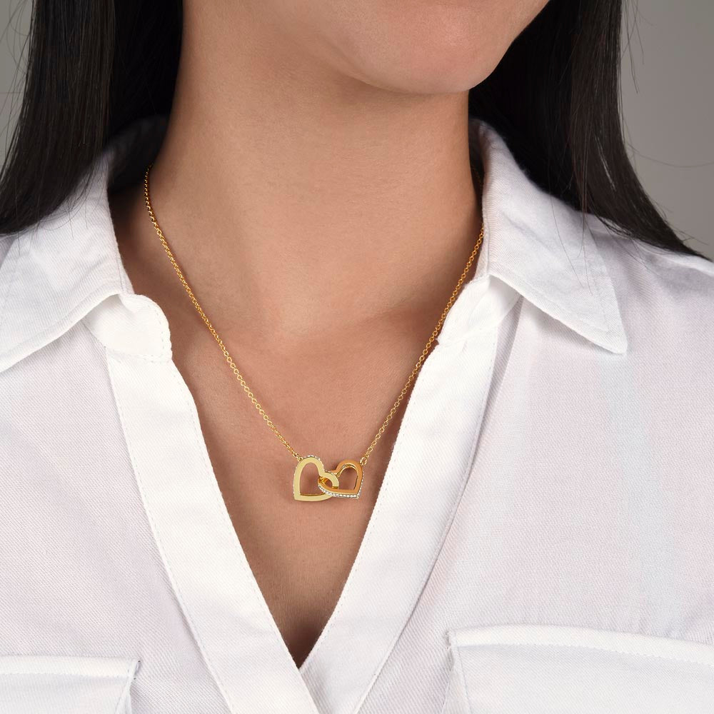 For Granddaughter - Interlocking Hearts
