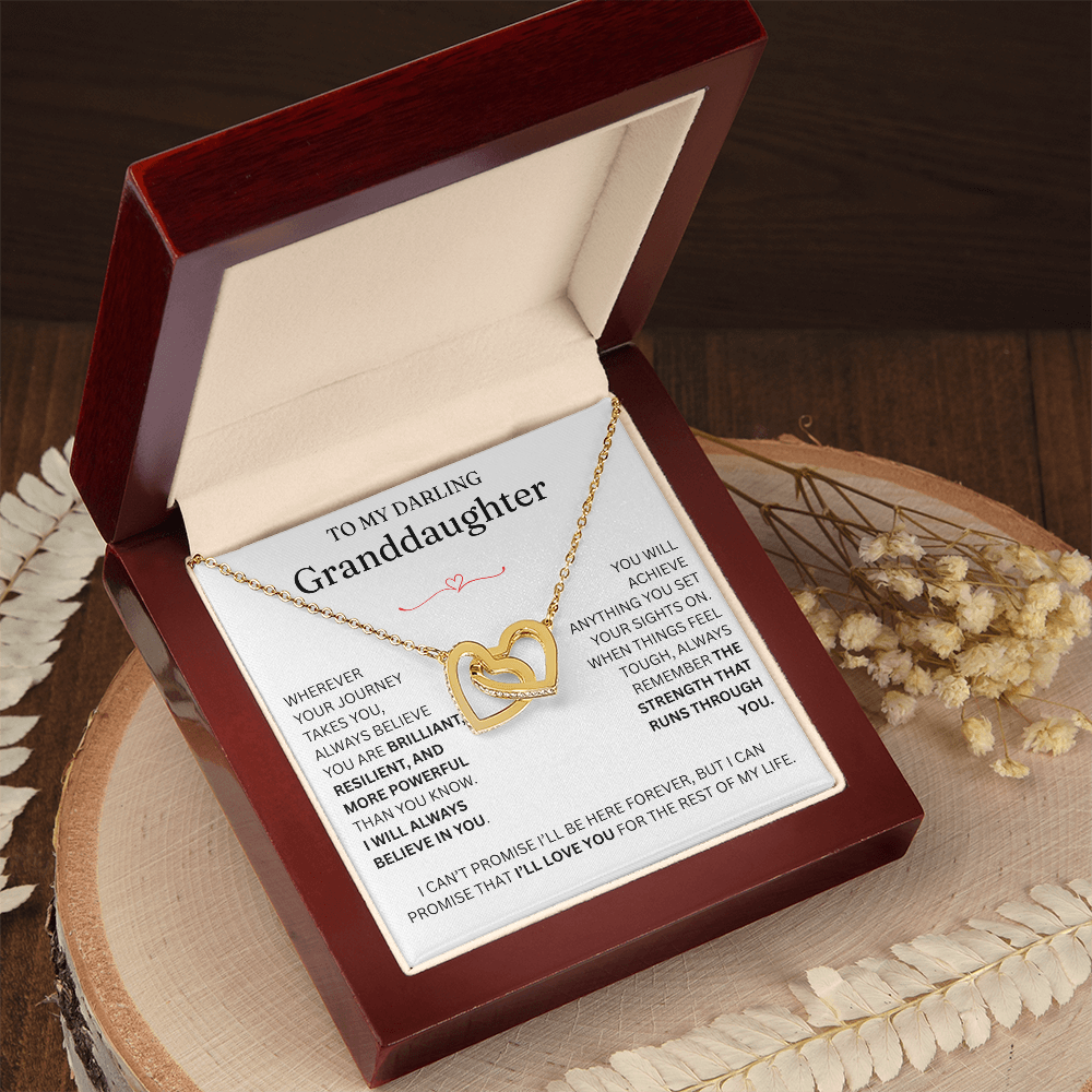 For Granddaughter - Interlocking Hearts