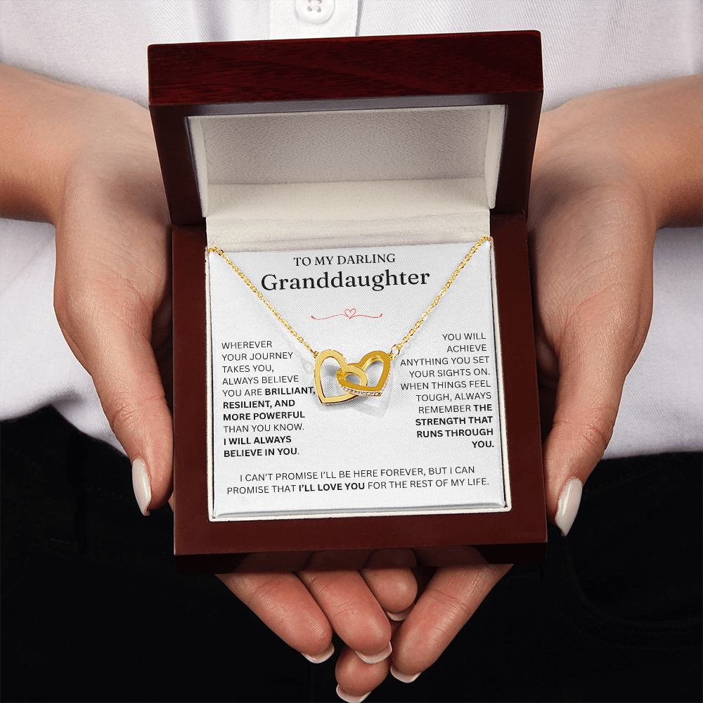 For Granddaughter - Interlocking Hearts