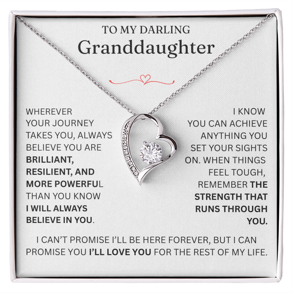 Forever Love Necklace - To Granddaughter