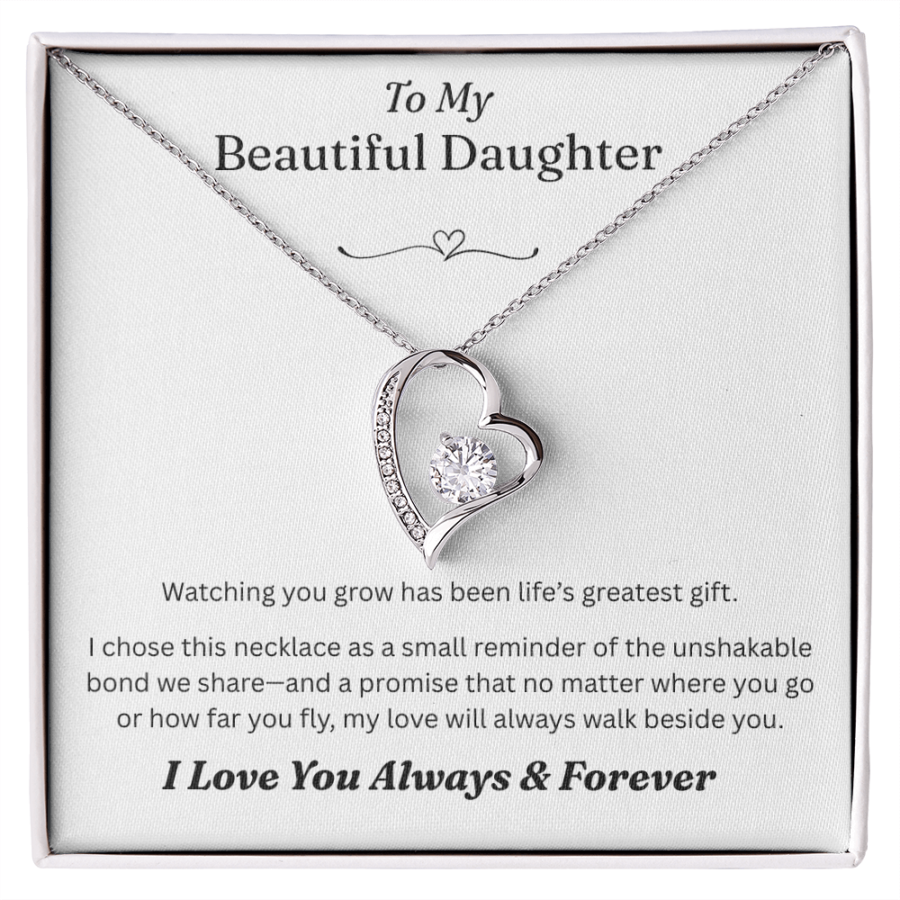 Forever Love Necklace - For Daughter's Graduation
