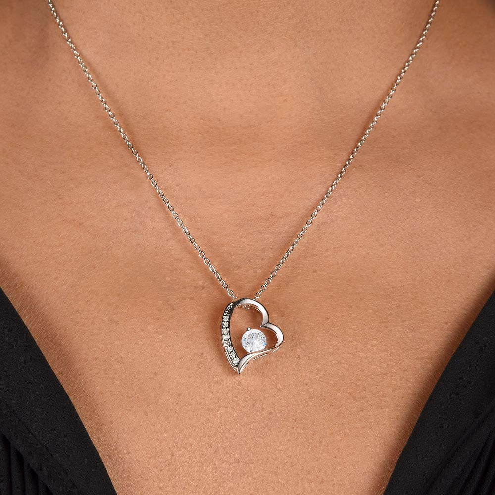 To My Wife - I Love You Now & Forever Necklace Gift Set
