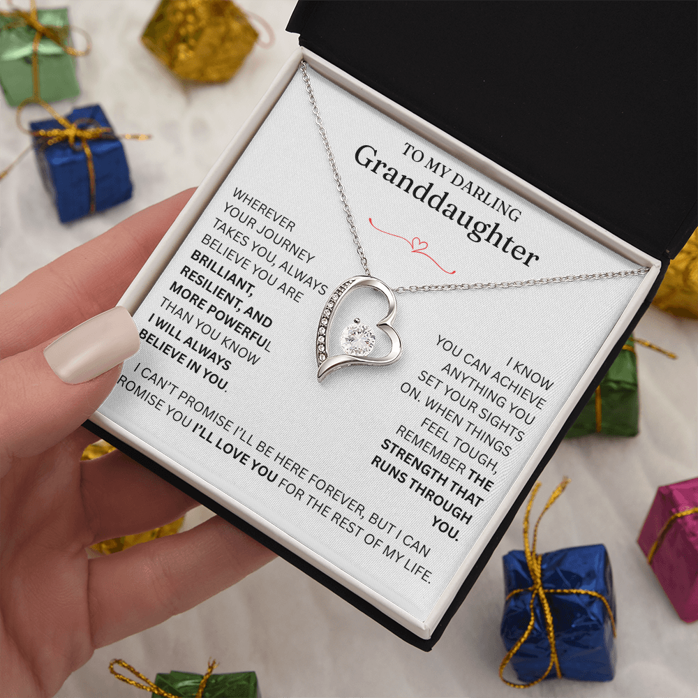 Forever Love Necklace - To Granddaughter