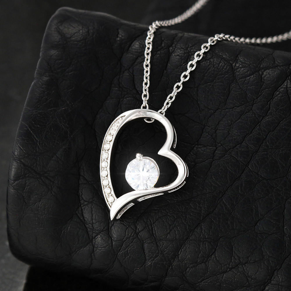 To My Wife - I Love You Now & Forever Necklace Gift Set