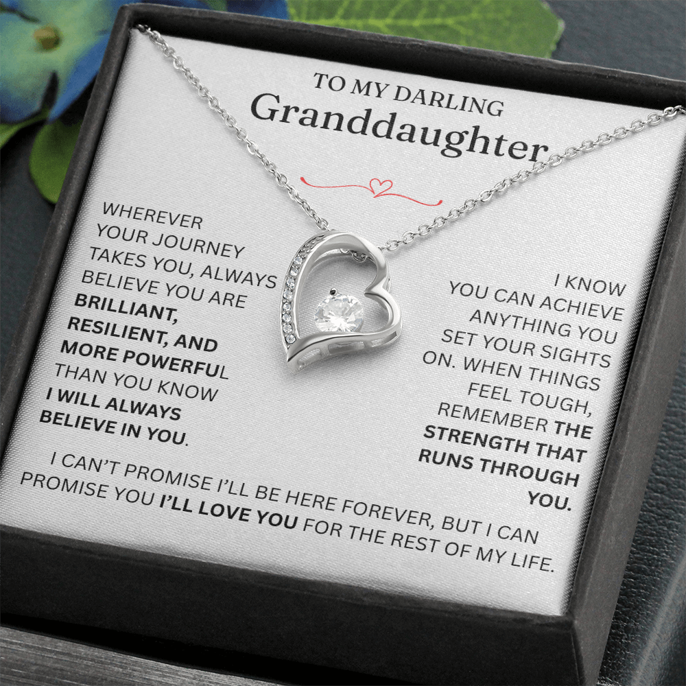 Forever Love Necklace - To Granddaughter
