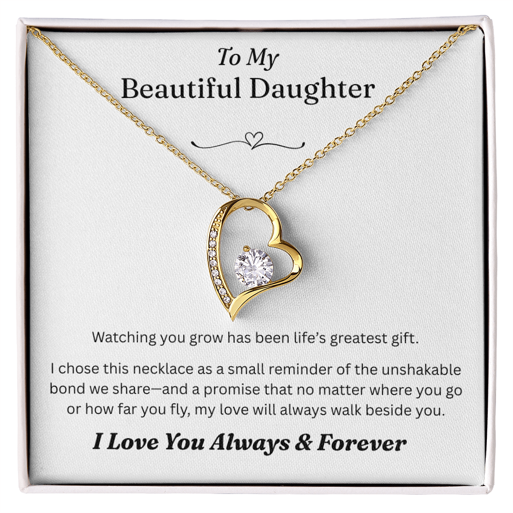 Forever Love Necklace - For Daughter's Graduation