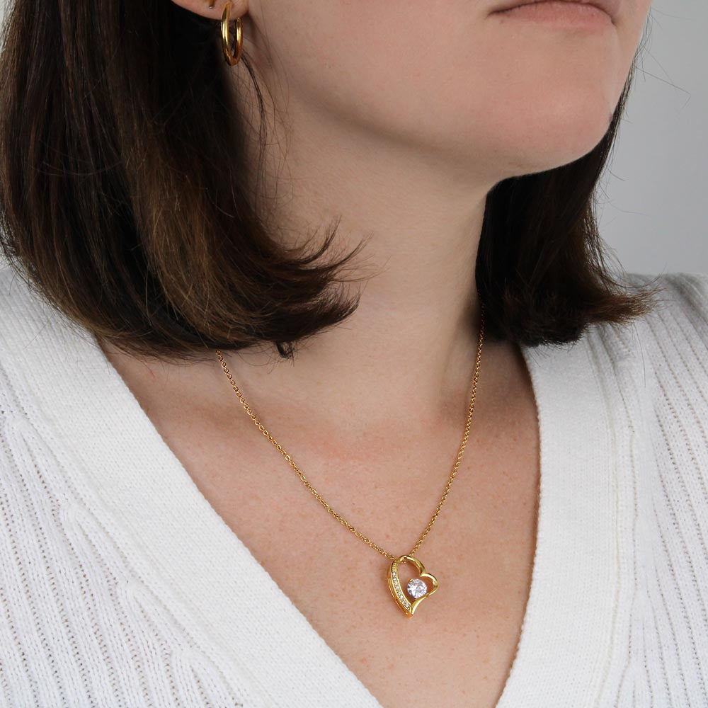 To My Mom From Your Son - Forever Love Gold Necklace