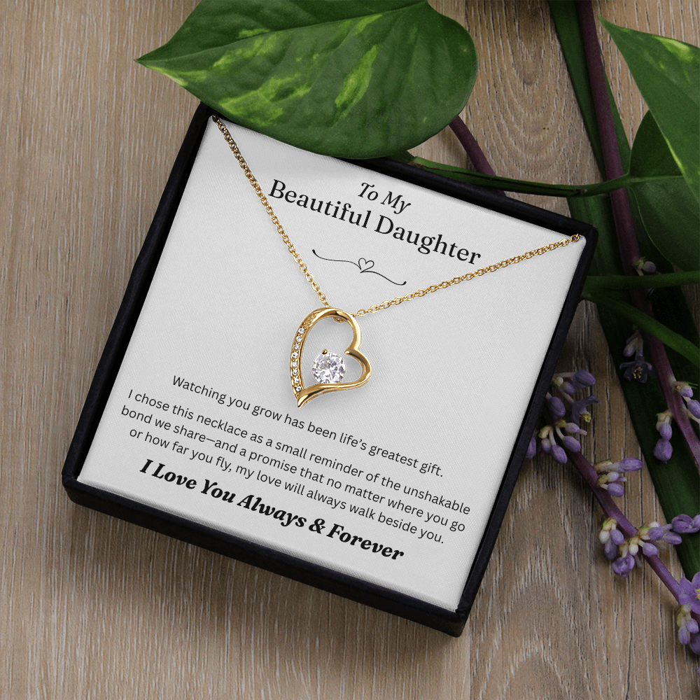 Forever Love Necklace - For Daughter's Graduation