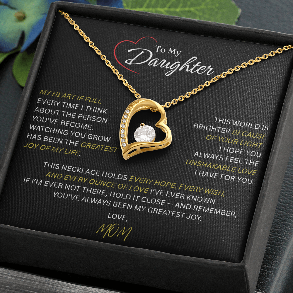 Beautiful Gift for Daughter From Mom: "The Unshakeable Love" Necklace