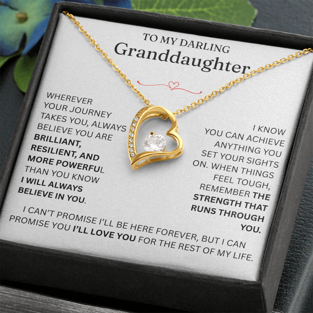 Forever Love Necklace - To Granddaughter