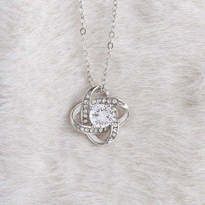 To My Wife - I Love You Now & Forever Love Knot - Gift Set