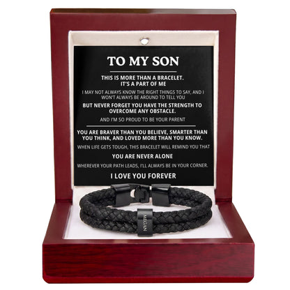 To My Son Bracelet - Personalized I Love You Forever