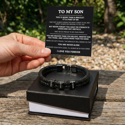 To My Son Bracelet - Personalized I Love You Forever