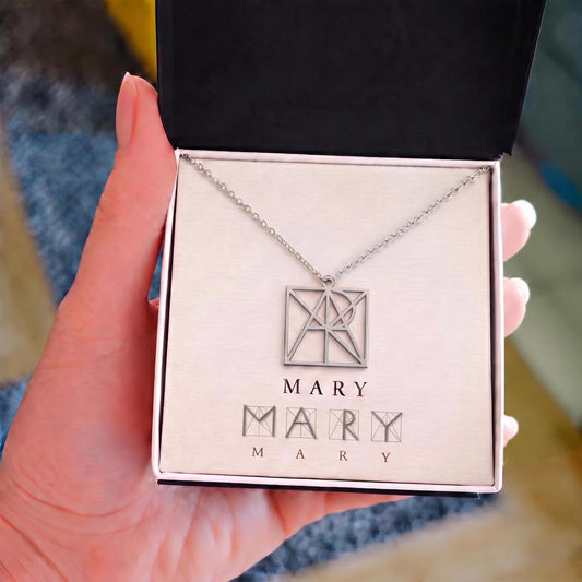 Custom monogram name necklace by Canyonways