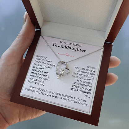 Forever Love Necklace - To Granddaughter