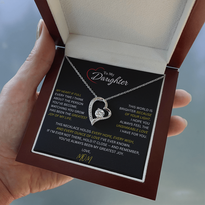 Beautiful Gift for Daughter From Mom: "The Unshakeable Love" Necklace