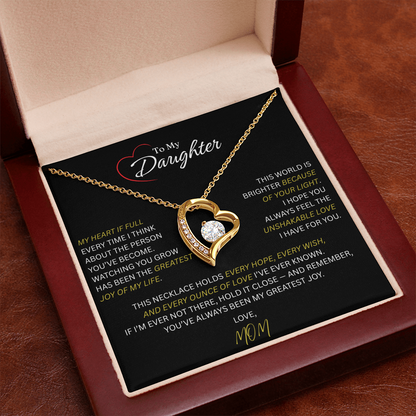 Beautiful Gift for Daughter From Mom: "The Unshakeable Love" Necklace