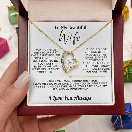 To My Wife - I Want To Be Your Last Everything - Gift Set