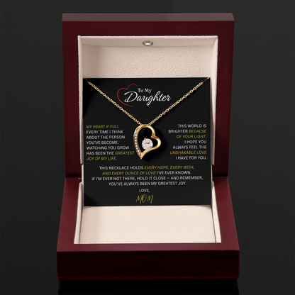 Beautiful Gift for Daughter From Mom: "The Unshakeable Love" Necklace