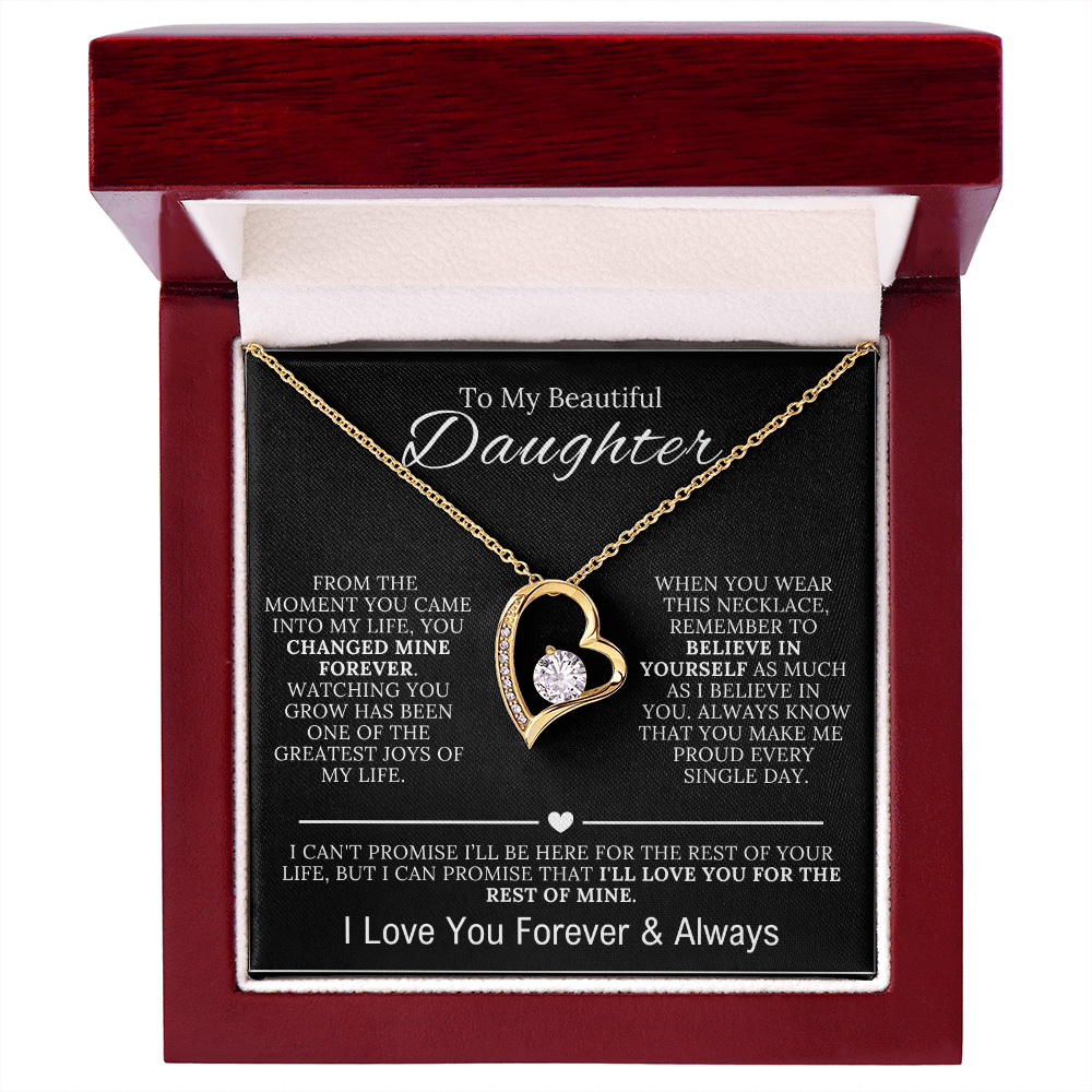 To My Beautiful Daughter  - You Changed My Life Forever