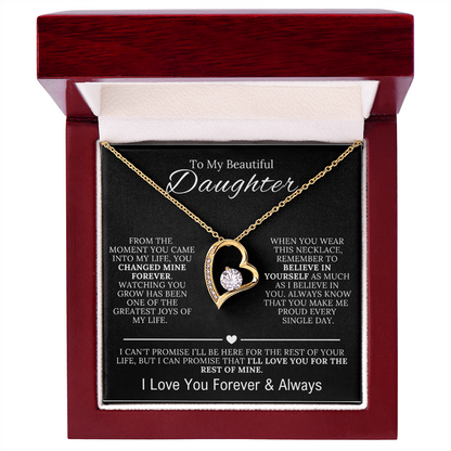 To My Beautiful Daughter  - You Changed My Life Forever