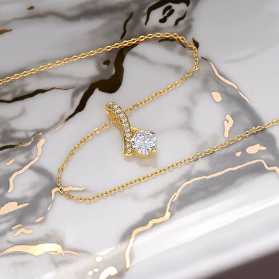 Mom for Daughter: "The Quiet Strength Of My Love" Necklace