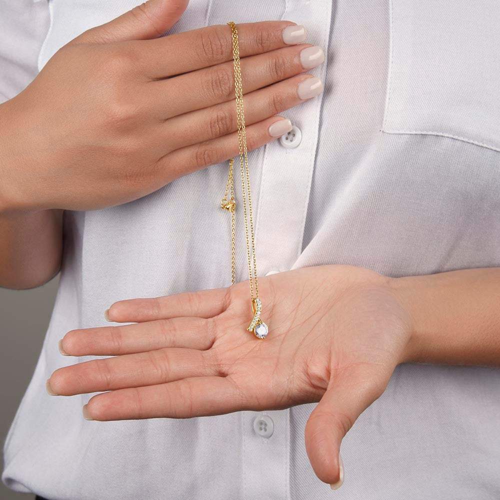 Mom for Daughter: "The Quiet Strength Of My Love" Necklace