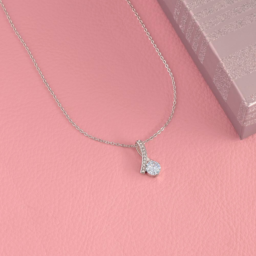 Mom for Daughter: "The Quiet Strength Of My Love" Necklace