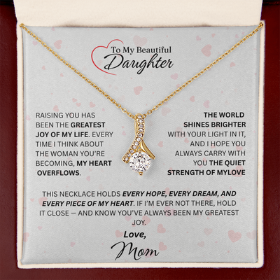 Mom for Daughter: "The Quiet Strength Of My Love" Necklace