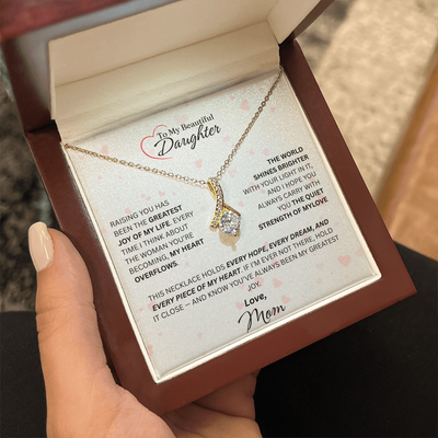 Mom for Daughter: "The Quiet Strength Of My Love" Necklace
