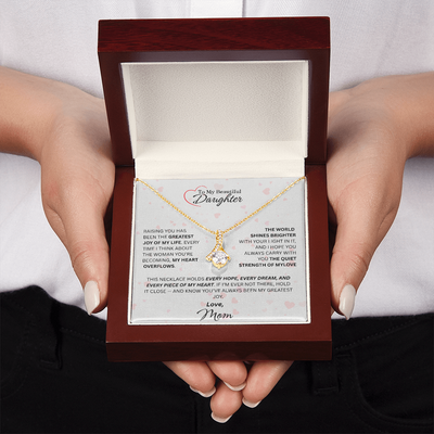 Mom for Daughter: "The Quiet Strength Of My Love" Necklace