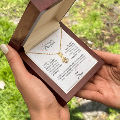 Mom for Daughter: "The Quiet Strength Of My Love" Necklace