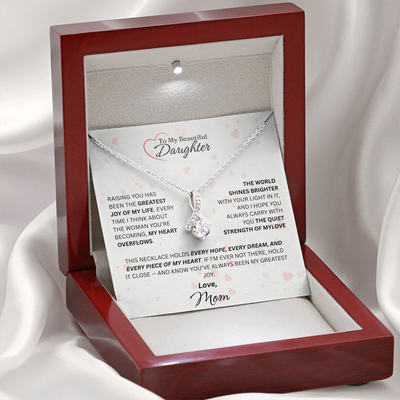 Mom for Daughter: "The Quiet Strength Of My Love" Necklace