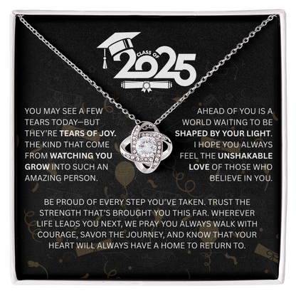 Graduation "The Gift of Watching You Grow" Necklace
