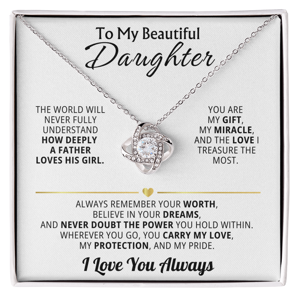 To My Beautiful Daughter - My Gift, My Miracle, My Love Gift Set