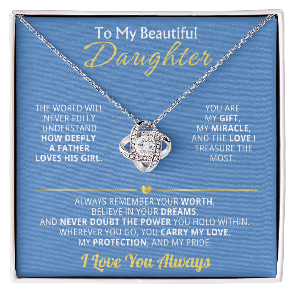 To My Beautiful Daughter - Remember your Worth Believe In Your Dreams Gift Set